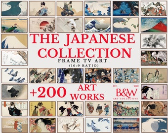 Frame TV Art Set of +200 | Japanese Art | +200 Files Included! | Famous Paintings | The Frame tv Art | DIGITAL DOWNLOAD TVS7