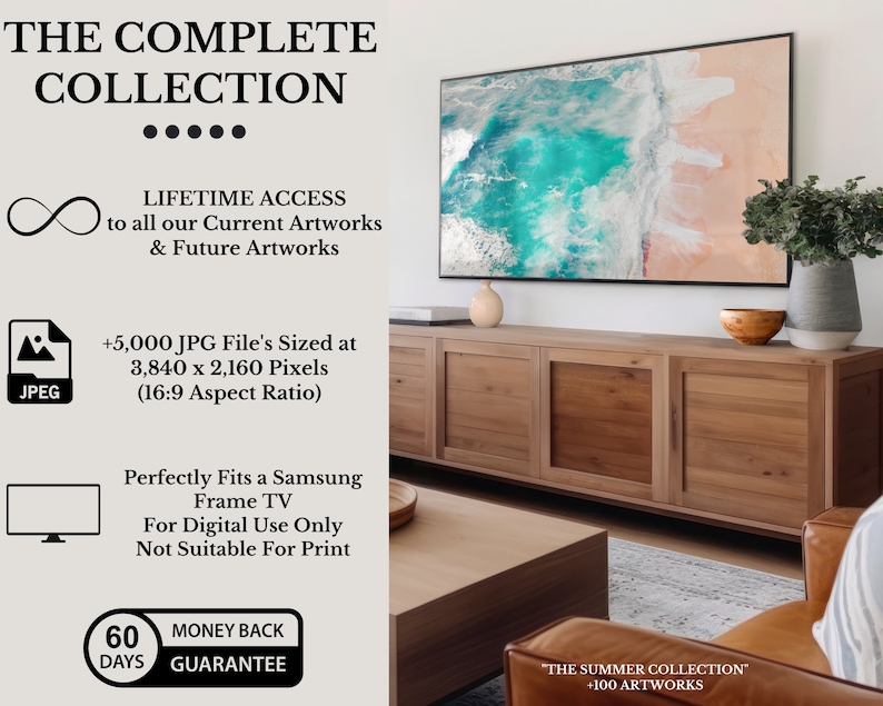 Frame TV Art Set of 5000 Complete Store Collection Vintage Art Famous Art Frame Tv Art DIGITAL DOWNLOAD image 2