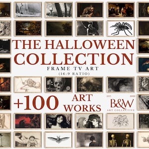 Frame TV Art Set of +100 | The Halloween Collection | Frame tv art Halloween | Frame tv fall art | Frame Tv Art | DIGITAL DOWNLOAD TVS55