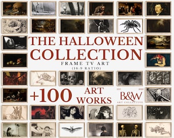 Frame TV Art Set of +100 | The Halloween Collection | Frame tv art Halloween | Frame tv fall art | Frame Tv Art | DIGITAL DOWNLOAD TVS55