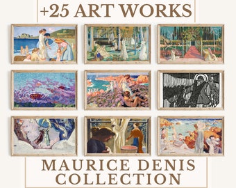 Frame TV Art Set of +25 The Maurice Denis Collection | Frame tv art Denis | Frame Tv Art | DIGITAL DOWNLOAD TVS74