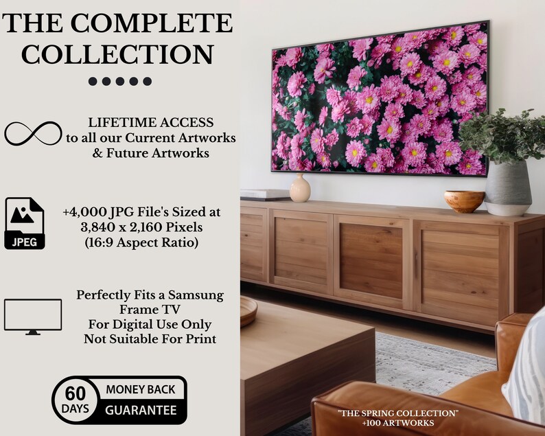 Frame TV Art Set of 4000 Complete Store Collection Vintage Art Famous Art Frame Tv Art DIGITAL DOWNLOAD image 2