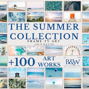 Samsung Frame TV Art Set of +100 | Summer Art and Spring Paintings Collection | Summer tv Art | Frame Tv Art | DIGITAL DOWNLOAD TVS32