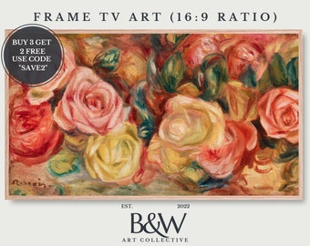 Valentines Frame TV Kunst | Samsung Frame TV Art | Valentinstag Dekoration Rosen | Valentinstag Rahmen tv art | Rosen | Renoir | DIGITAL TV22