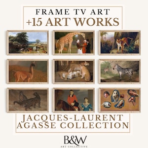 Frame TV Art Set of +15 The Jacques-Laurent Agasse Collection | Frame tv art Agasse | Frame Tv Art | DIGITAL DOWNLOAD TVS84