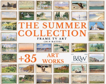 Frame TV Art Set of +35 The Summer Vintage Collection | Frame tv art Summer Vintage | Frame Tv Art | DIGITAL DOWNLOAD TVS87