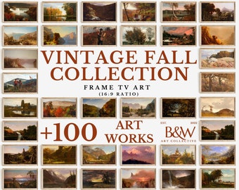 Frame TV Art Set of +100 | Vintage Fall Collection | Frame tv art autumn | Frame tv fall art | Frame Tv Art | DIGITAL DOWNLOAD TVS53