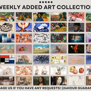 Frame TV Art Set of 5000 Complete Store Collection Vintage Art Famous Art Frame Tv Art DIGITAL DOWNLOAD image 3