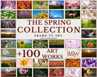 Frame TV Art Set of +100 The Spring Collection | Frame tv art Spring| Frame Tv Art | DIGITAL DOWNLOAD TVS66