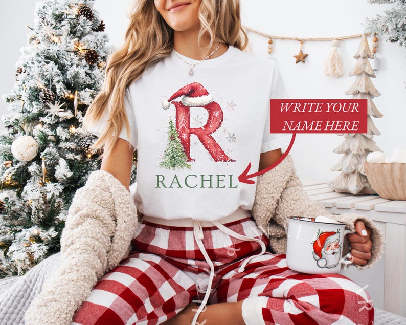 Damen 2025 Weihnachts Kurzarm T Shirt – Lässiges Produktbild-Vorschau 7