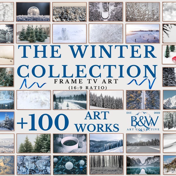 Samsung Frame TV Art Set of +100 | Winter Art and Winter Collection | Winter tv Art | Frame Tv Art Winter | DIGITAL DOWNLOAD TVS43