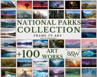 Frame TV Art Set of +100 | National Parks Collection| Frame tv national parks art | Frame Tv Art | DIGITAL DOWNLOAD TVS49