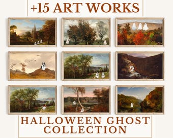 Halloween Frame Tv Art, Frame Tv Art Halloween, Halloween Frame Tv, Halloween tv art, Fall Frame tv art, frame tv art fall, set of 20, TVS52