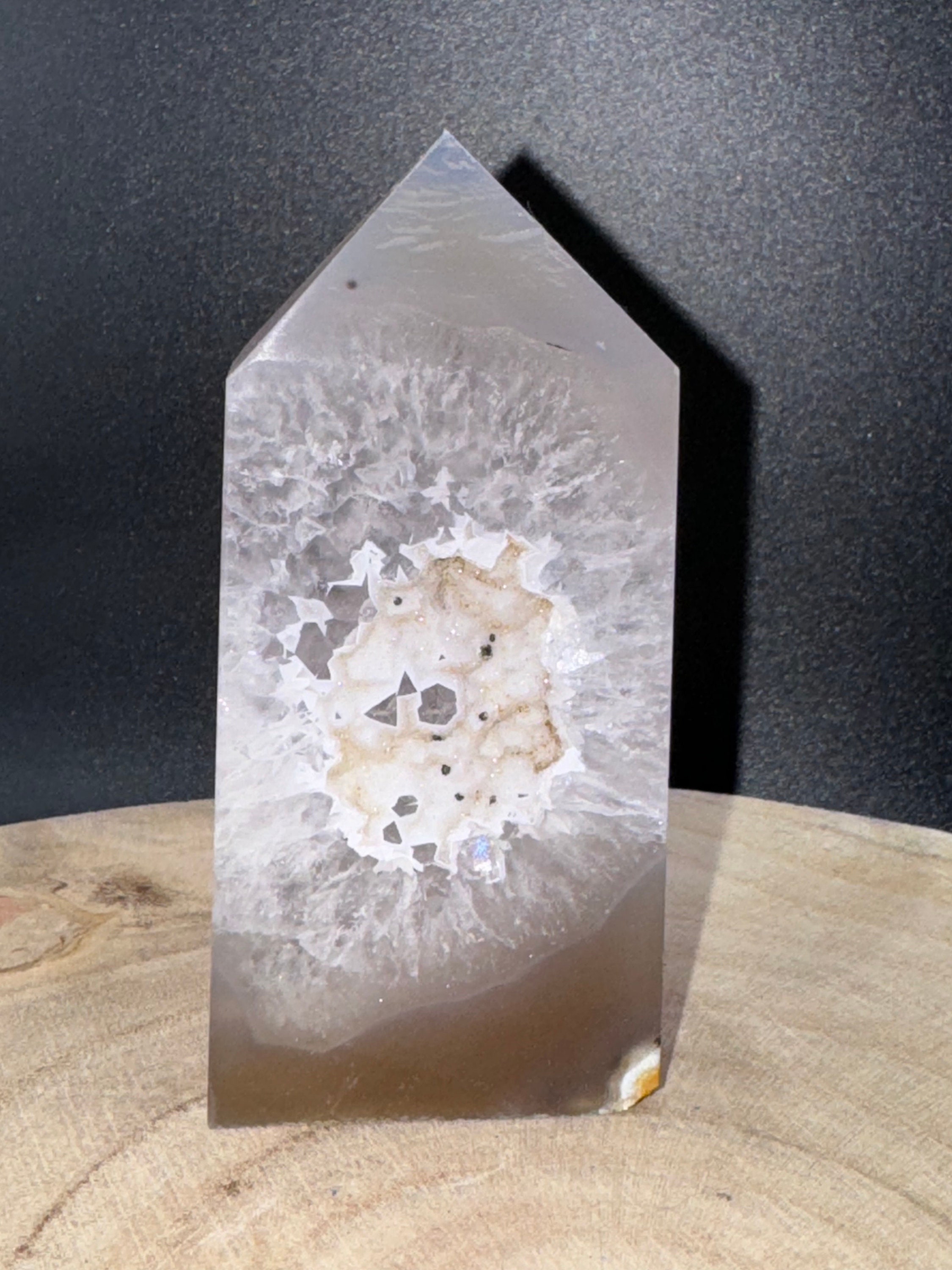 Druzy Agate Tower 2