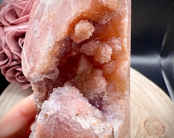 XXL druzy Pink Amethyst Tower