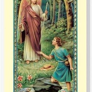 St Raphael Archangel Holy Card Laminated Catholic Prayer Card Patron of ...