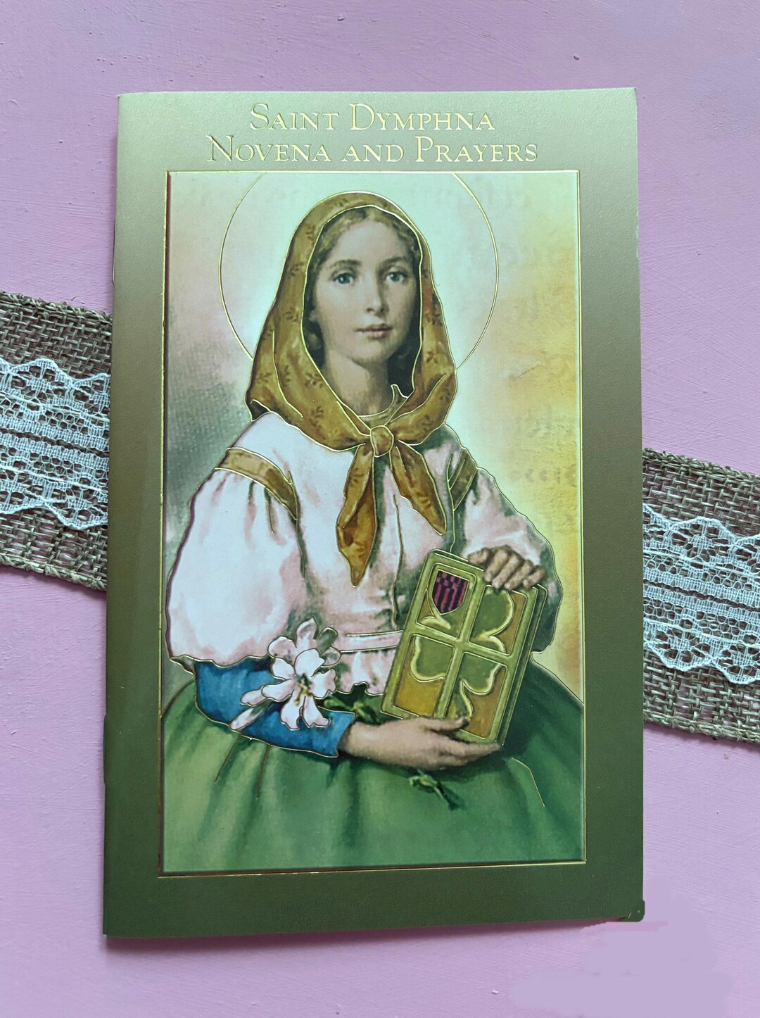 Saint Dymphna Devotional Novena and Prayers Booklet With Italian ...