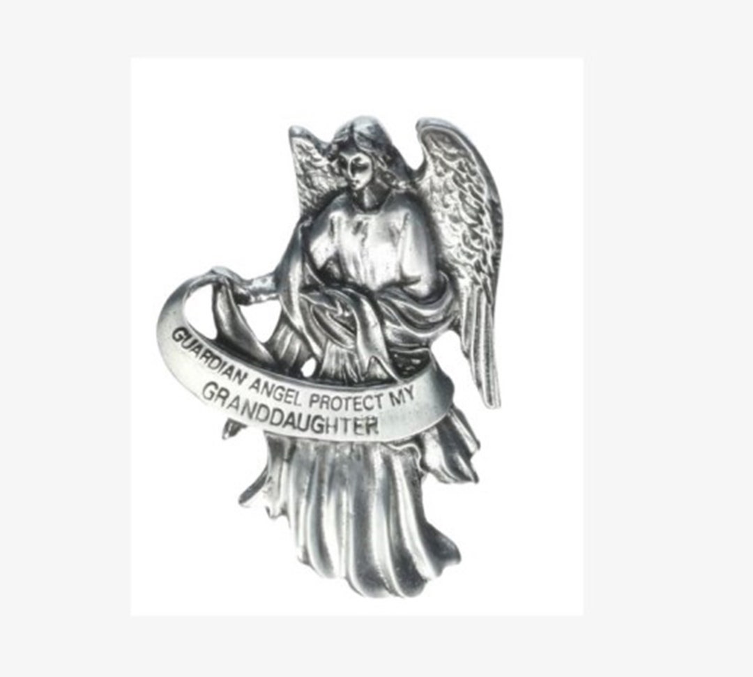 Guardian Angel Protect My Granddaughter Auto Car Visor Clip Etsy