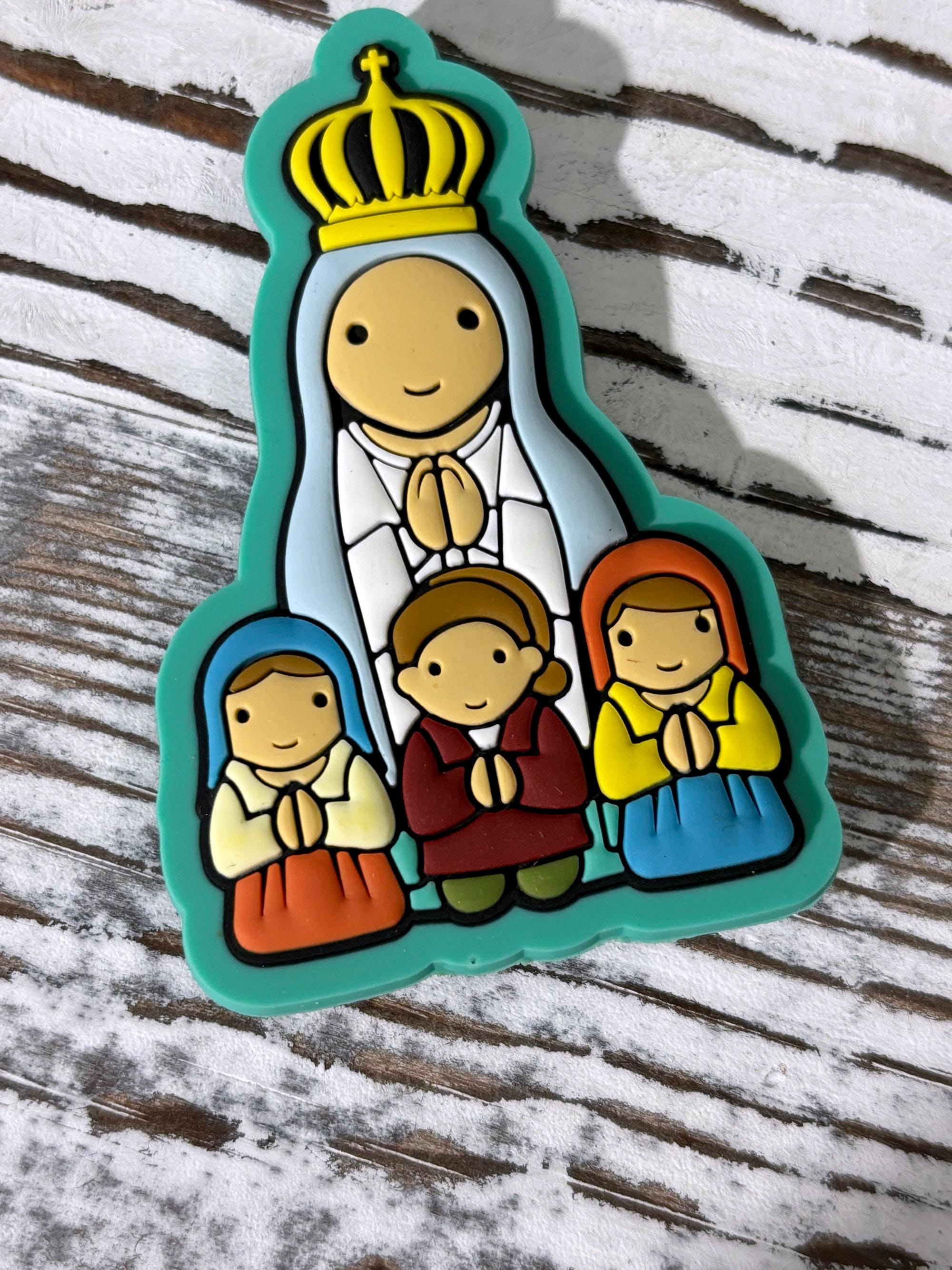 Our Lady of Fatima With Shepherd Children Magnet Catholic Kids