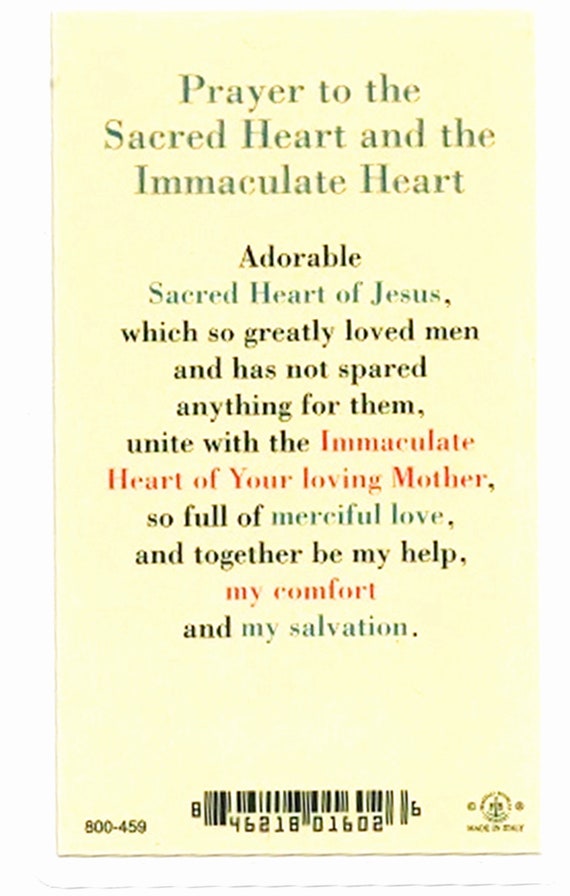 McVan Sacred Heart Prayer Pewter Medal With 24 In. Silver-Tone Chain - Foto 8