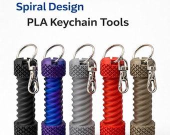 Fidget twist keychain