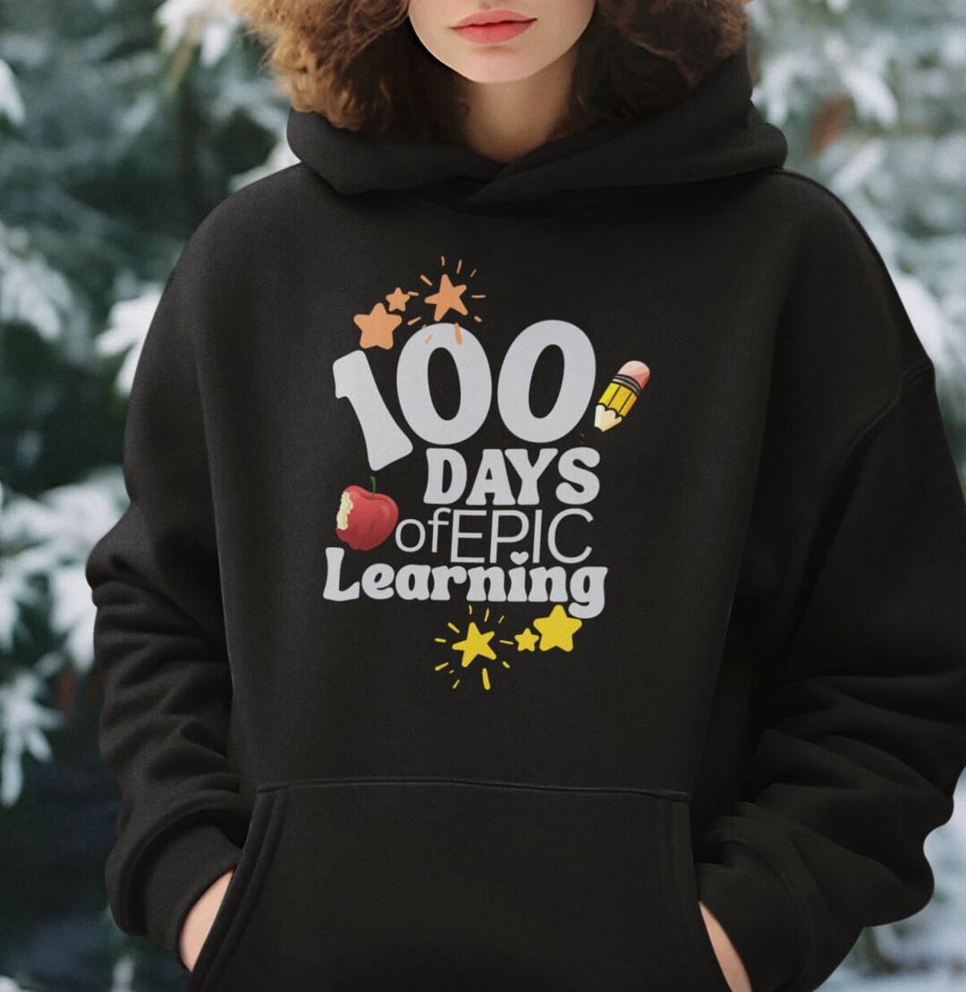 100 Days of School Sweatshirt History Teacher Gift 100th Day Etsy
