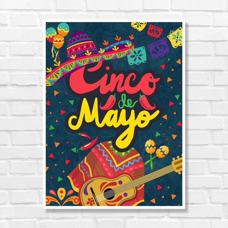 Cinco De Mayo Classroom Posters Bundle Cinco De Mayo Decor Etsy