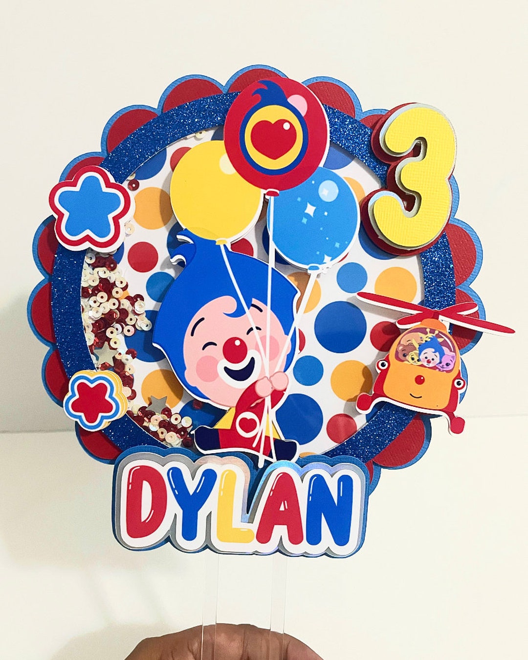 Plim Plim Cake Topper - Etsy