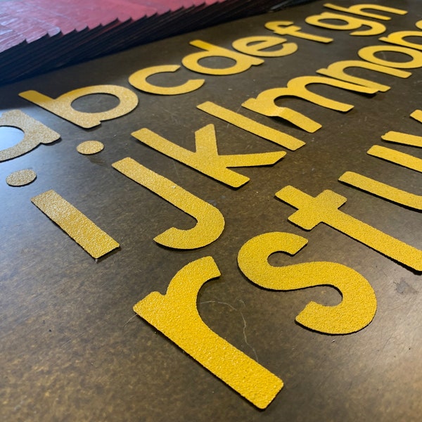 Sandpaper Letters Montessori Etsy