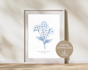 Kai Azer Quote Print | Powerless | Digital Download | Art Print | Bookish | Gifts for Readers | Book Lovers