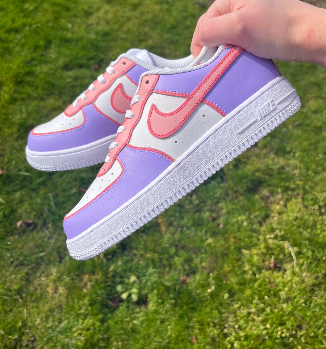 Air Force 1 rosa y morado Etsy Mexico