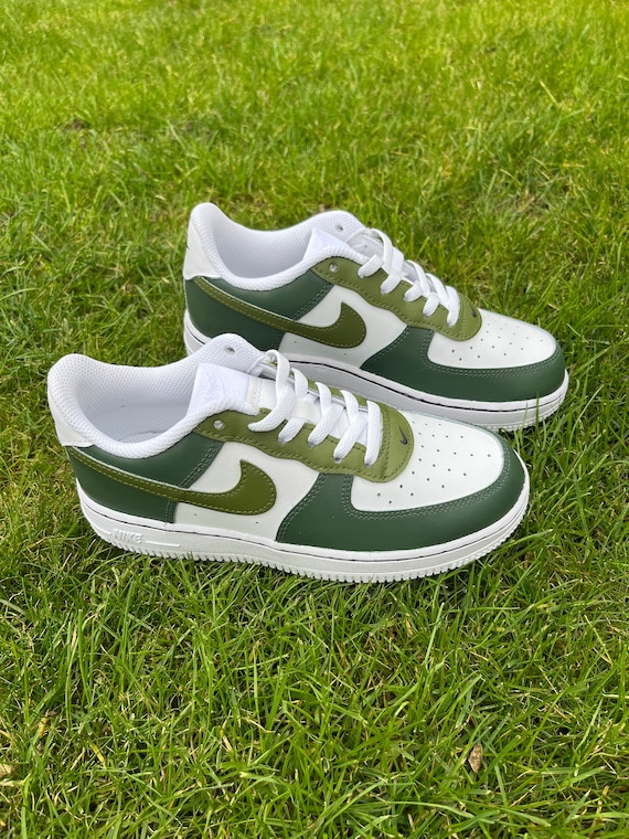 Two-tone Green Air Force 1 