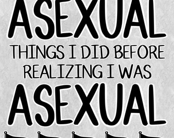 ÉDITION NUMÉRIQUE "Les choses asexuées que j'ai faites avant de réaliser que j'étais asexuée" Zine