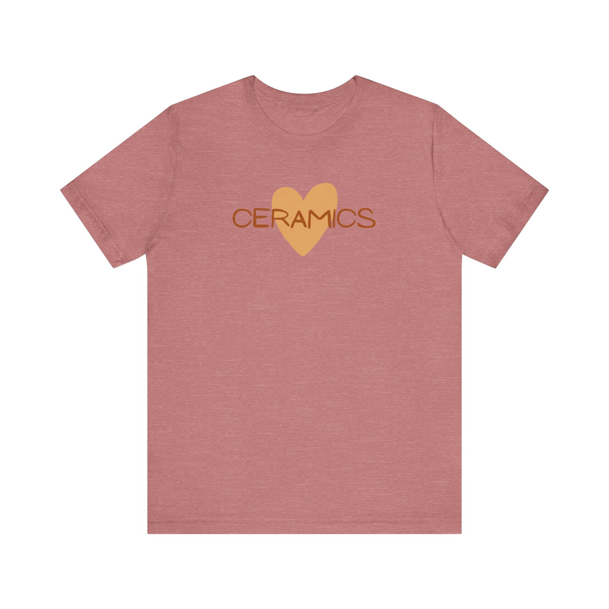 Heart Ceramics T-shirt, Ceramics Lover Gift - Etsy