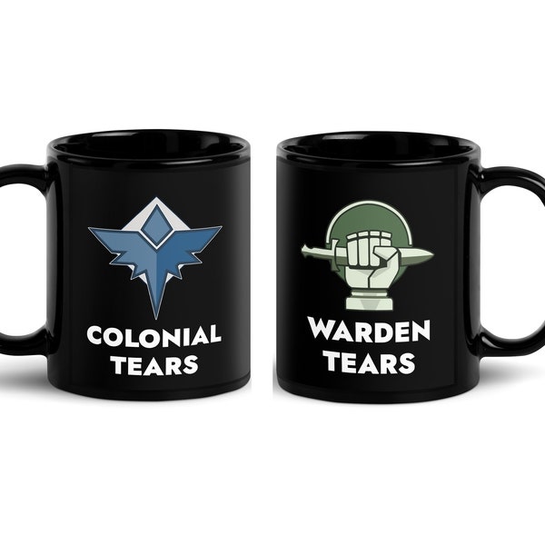 Foxhole Mug Warden and Colonial - Black [11oz]