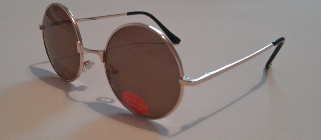 DESIGN - Occhiali Da Sole Rotondi Con Lenti E Montatura Kaki - Foto 11