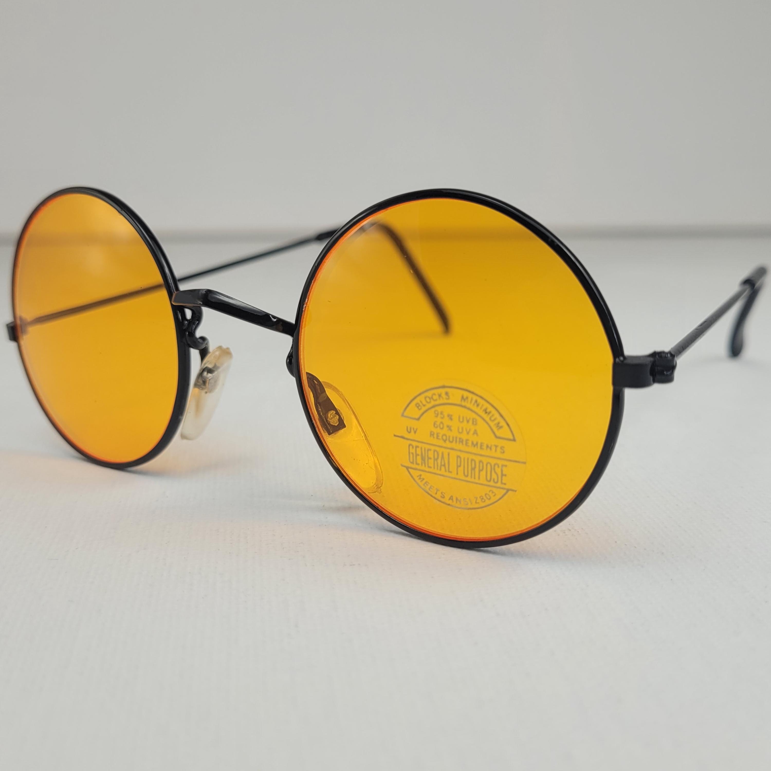 Rodenstock Valbella Sunglasses Vintage Oversized Round Yellow Orange Ombre Frame Rodenstock 1970s Vintage Sunglasses for sale | eBay main image 4