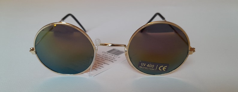 Gafas De Sol Redondas Negras John Lennon 3447 Uv400 | Meses Sin Interés