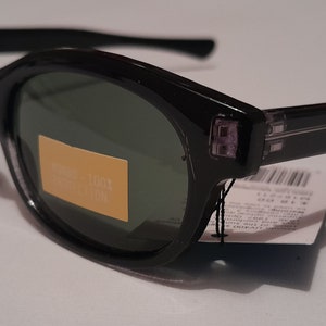 True Vintage 90's Sunglasses Fabris Lane 130mm temple Black frame Dark Lens