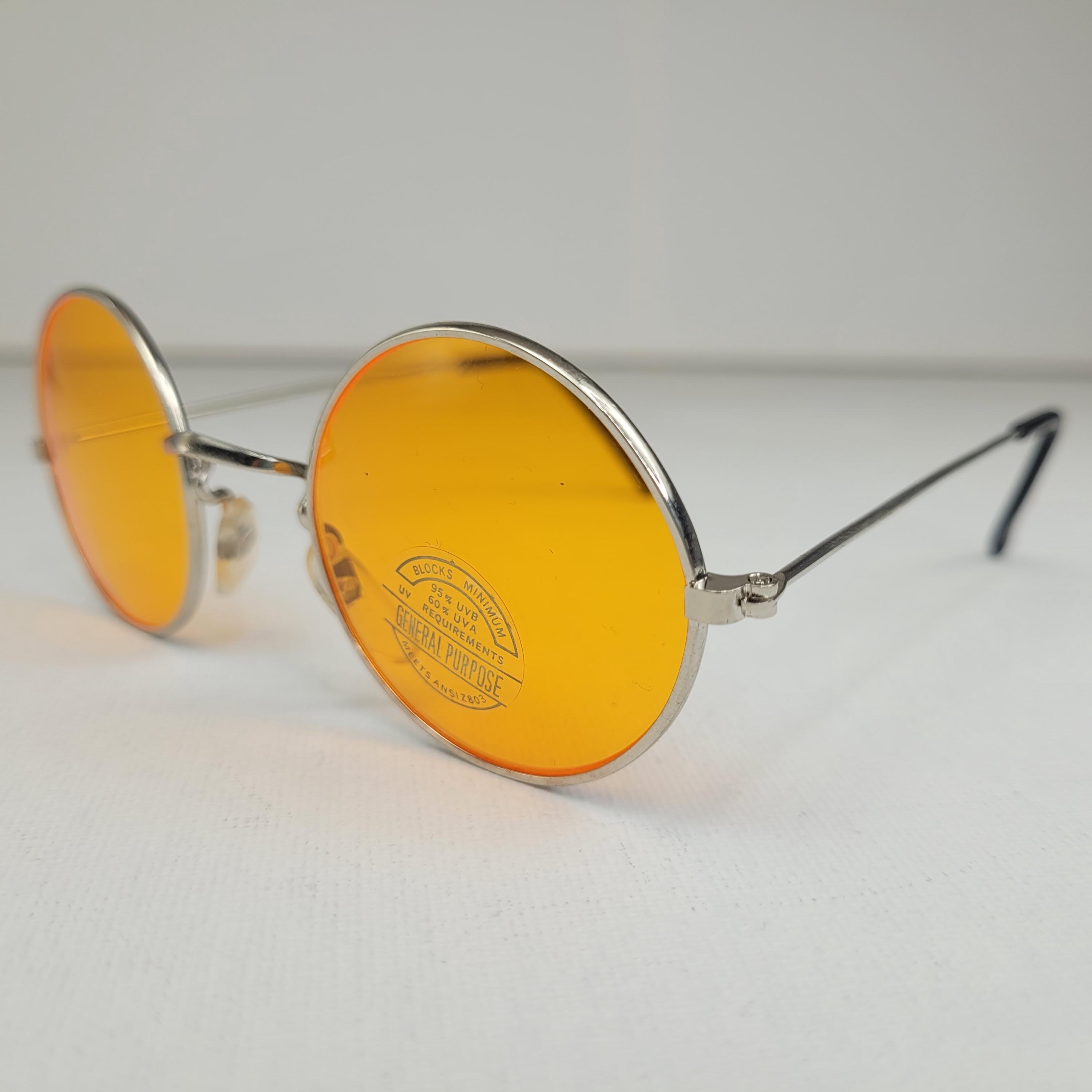 Yellow vintage sunglasses - Etsy 日本