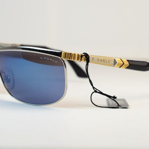 Vtg 80s Safilo Elasta Butterfly Sunglasses Blue Gradient Lenses Italy Oversized Safilo Mod. Elasta 5012 Occhiali Da Sole Donna Made in Italy  main image 2