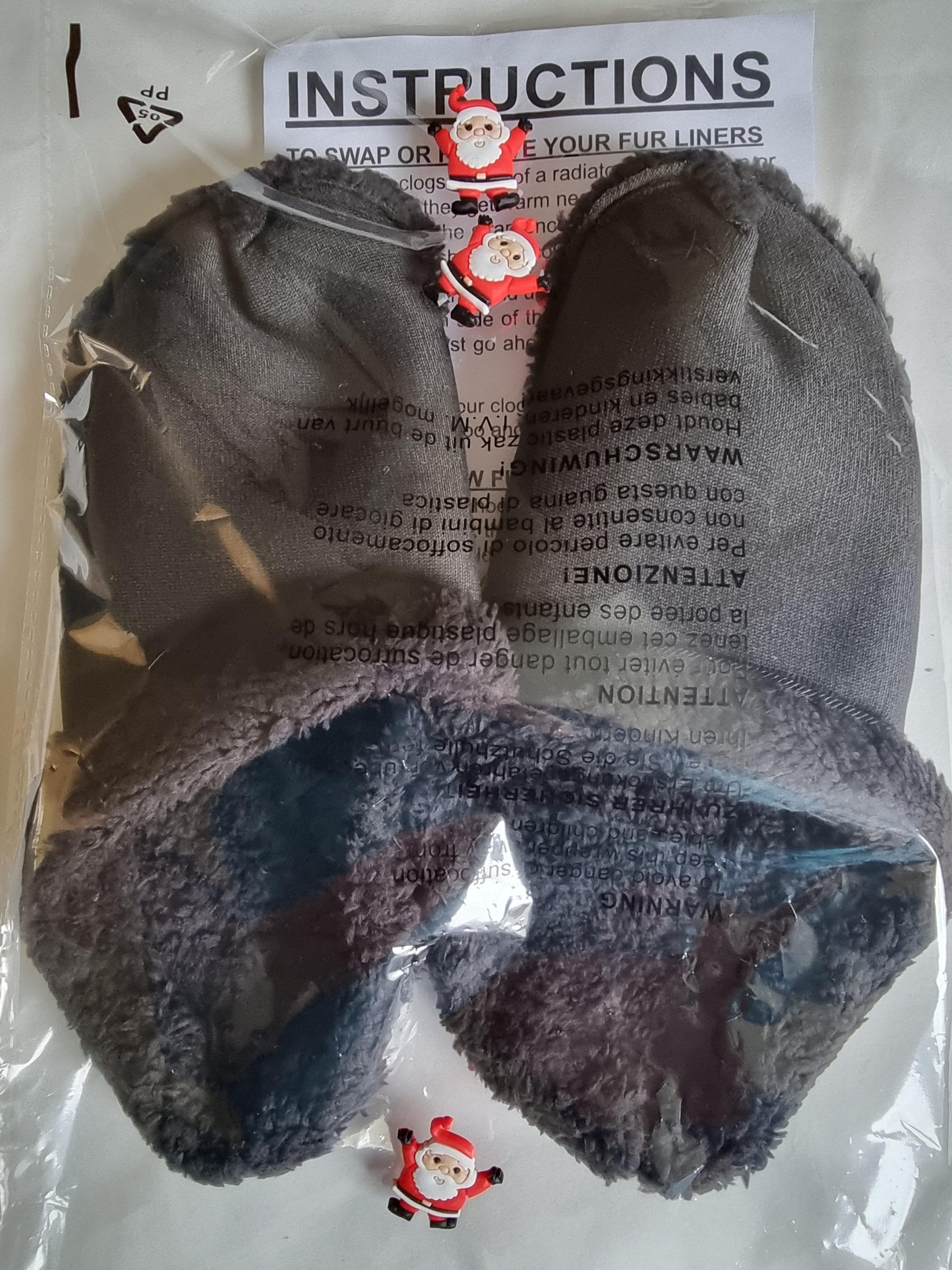 Insoles for Crocs Clogs Replacement White Fur Insert Lining Etsy