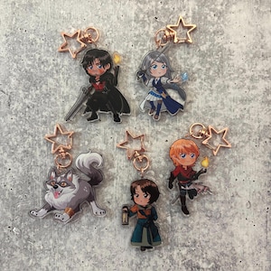 Porte-clés acrylique Final Fantasy XVI (Clive, Joshua, Jill, Torgal, Jote)