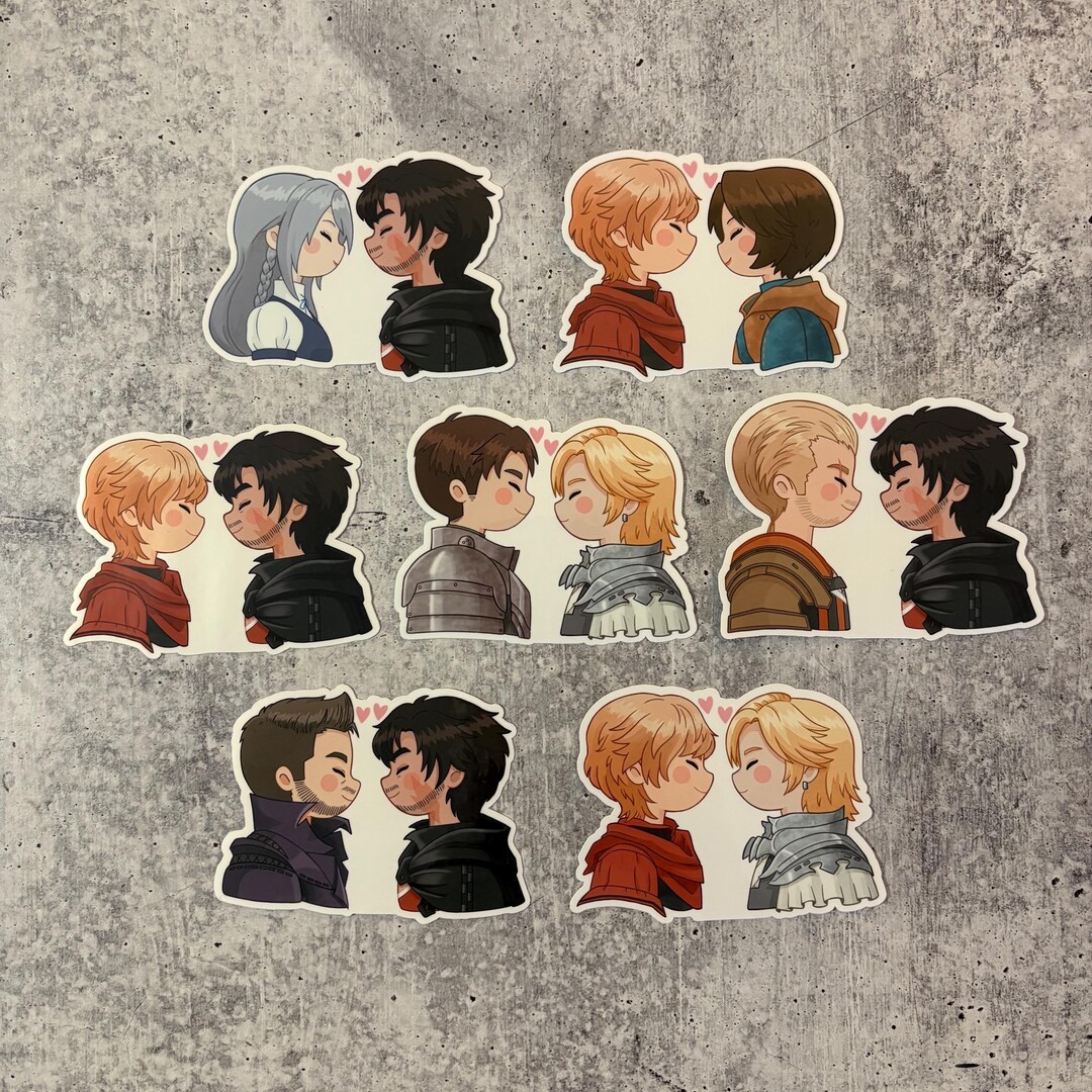 Final Version Sticker Final Fantasy XVI: Vinyl Stickers (choose Your Favorite Pairing!) - Etsy