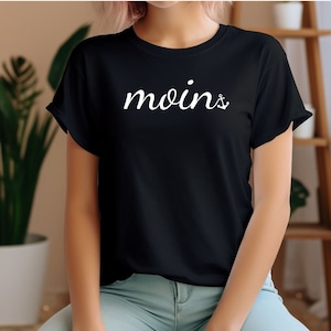 Archivo de trazador, Moin, camisa Moin, alemán del norte, bajo alemán, archivo de descarga digital, SVG,