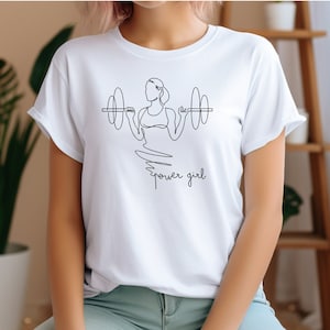 Arquivo plotter Power Girl, camiseta de declaração, pôster esportivo, arquivo de download digital, SVG,
