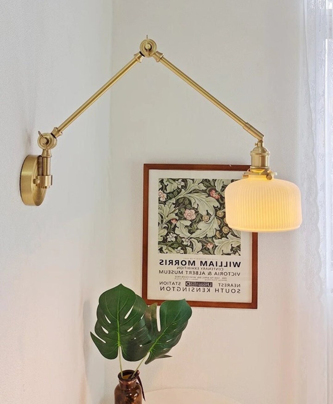 Ceramic Bedside Wall Lamp/ Wall Sconce /light Fixture/retro Etsy