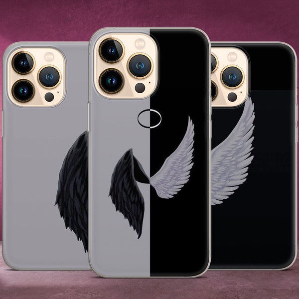 Wings of Angels Phone Case Wings of Angels Cover for iPhone 14 Plus 13 Pro Max 12 mini 11 SE 2022 Xs 8 7 fits Samsung a12 a13 S22 S21+