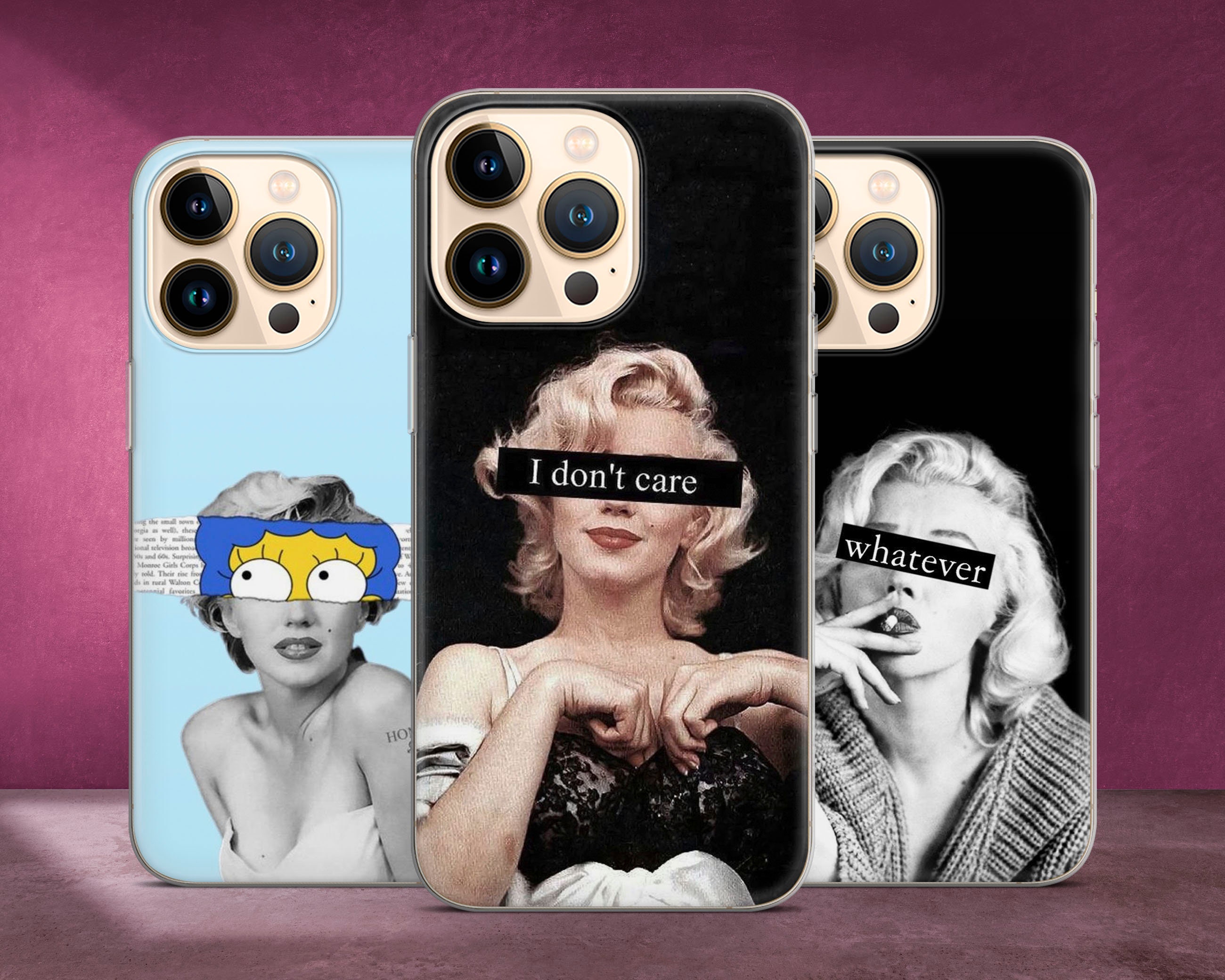 Marilyn Monroe selfie iPhone Wallet for Sale by Tameralahmarart