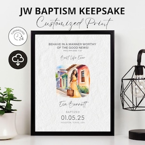 JW Taufe Geschenk, Taufe Andenken, Zeuge Zeuge Zeuge Zeuge Taufe druckbare, beste Leben überhaupt, JW Taufe Geschenk für Brüder, JW Printables
